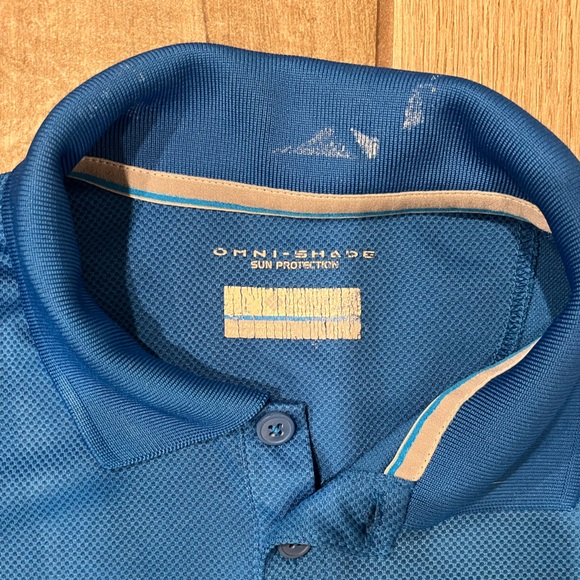 COLUMBIA MENS OMNI SHADE POLO SIZE S - Picture 6 of 6